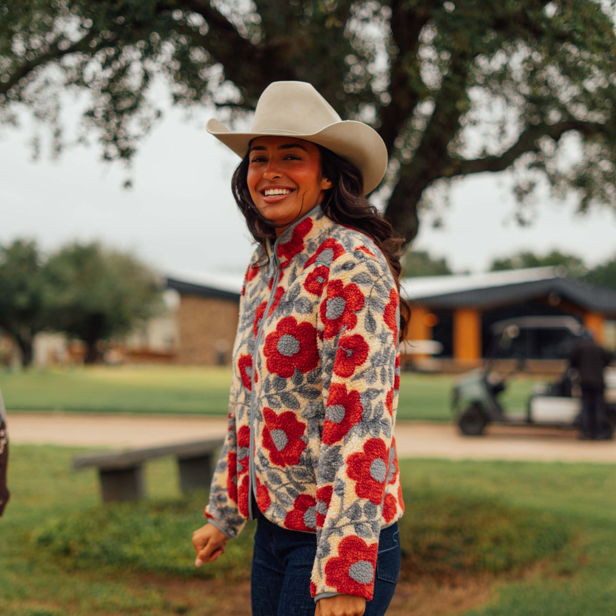 Sedona Fleece - Desert Floral - Rosado