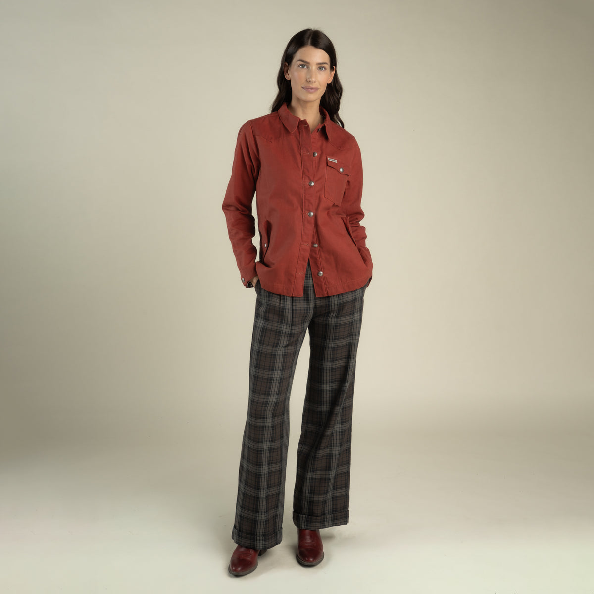 Women's Rancho Waxed Jacket - Nantucket Red