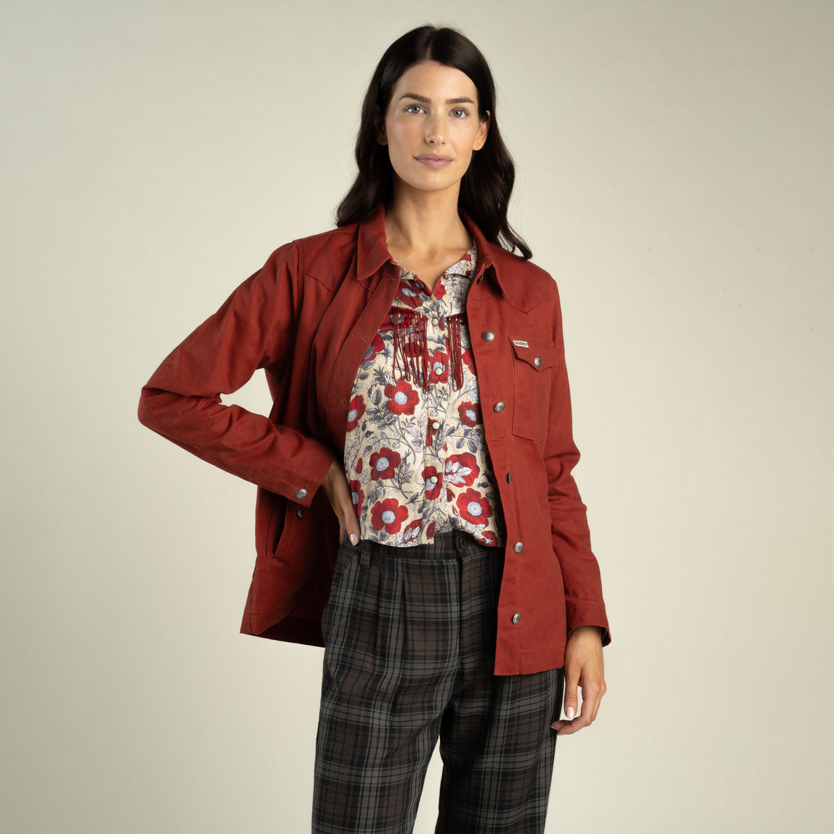 Women's Rancho Waxed Jacket - Nantucket Red