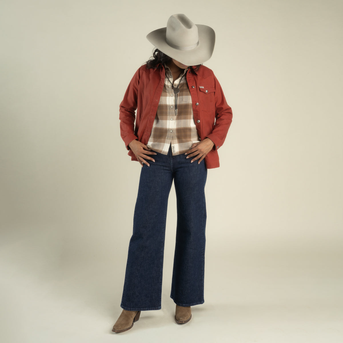Women's Rancho Waxed Jacket - Nantucket Red