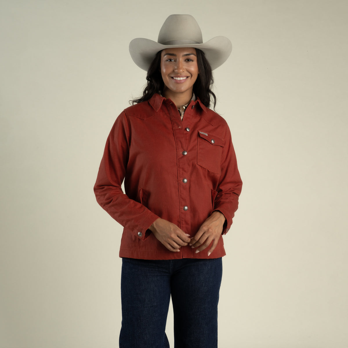 Women's Rancho Waxed Jacket - Nantucket Red