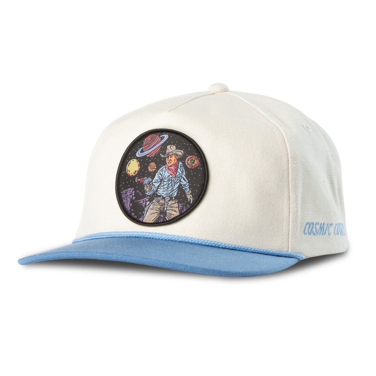 Cosmic Cowboy Hat - White/Blue
