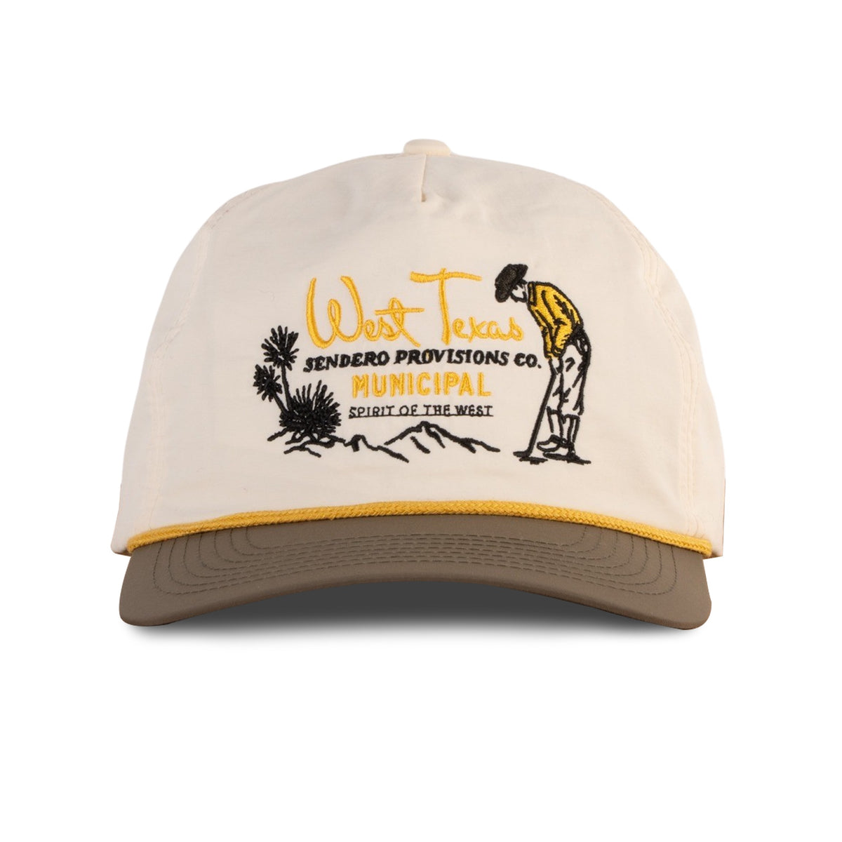 West Texas Municipal Hat - Cream/Brown