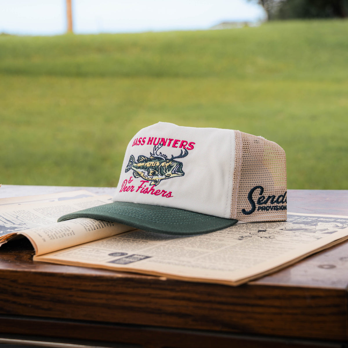Deer Fishers Hat - White