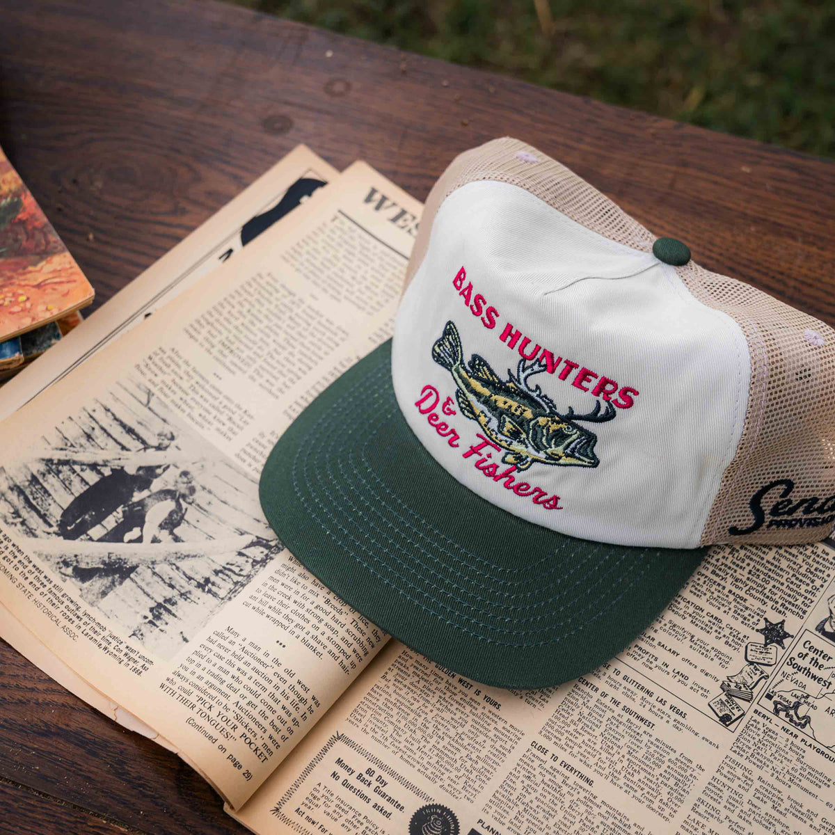 Deer Fishers Hat - White