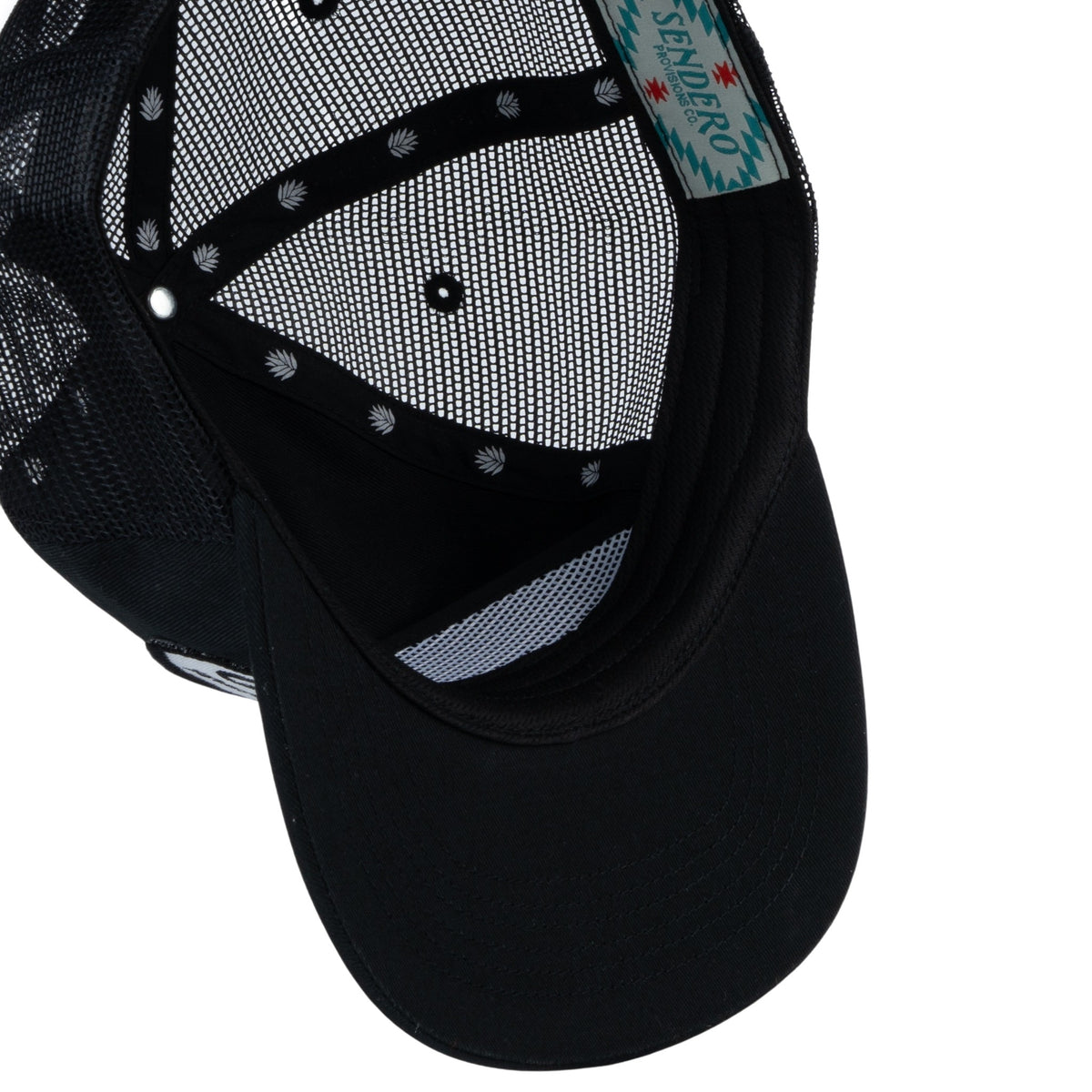 Logo Patch Hat - Black/White