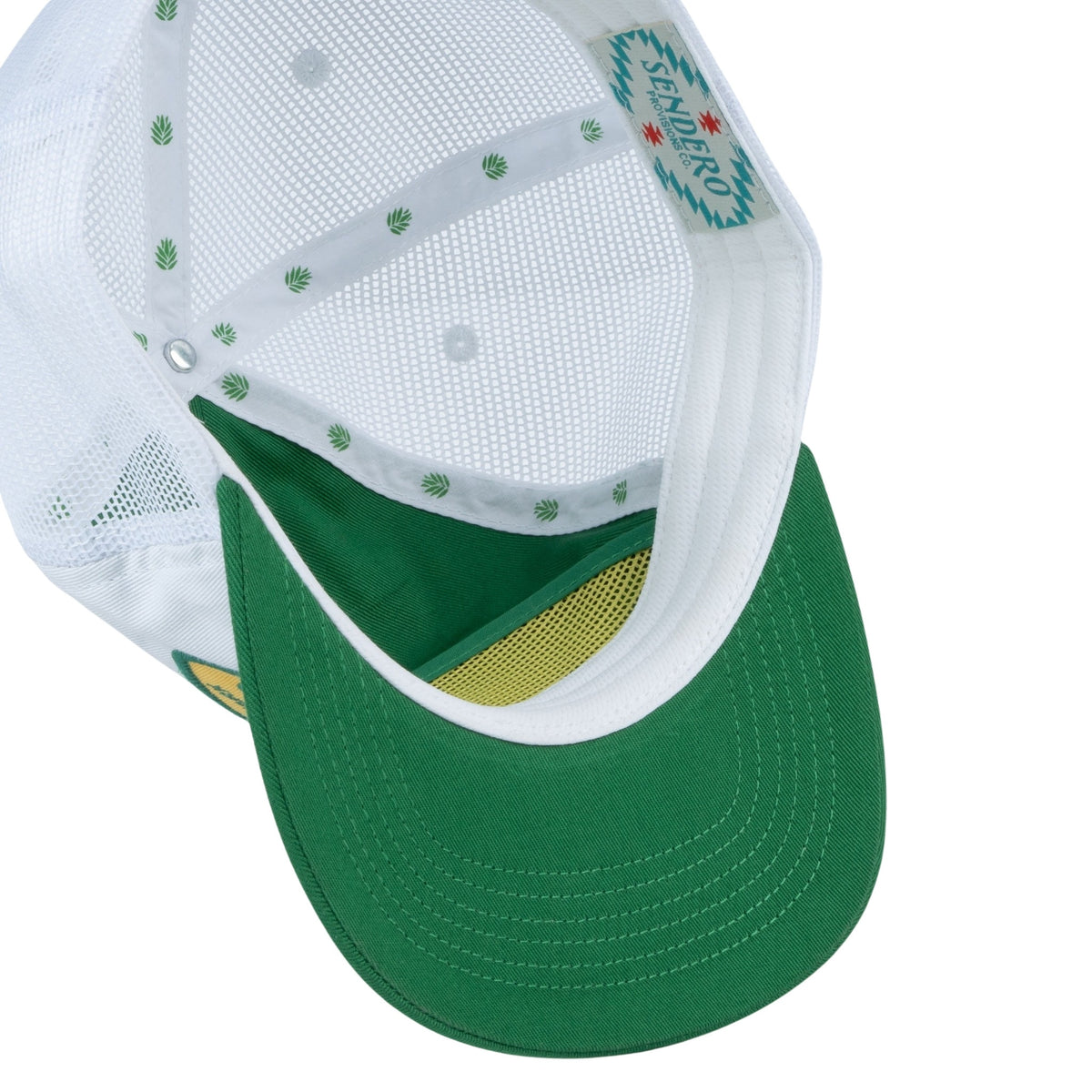 Logo Patch Hat - White/Green