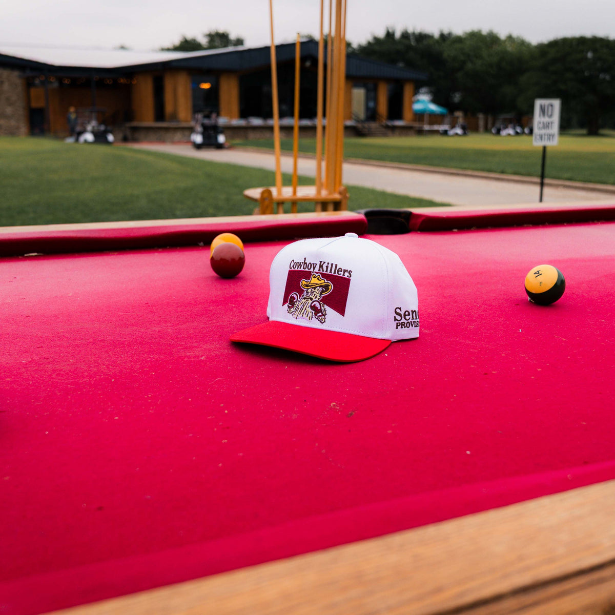 Cowboy Killers Hat - Cream/Red