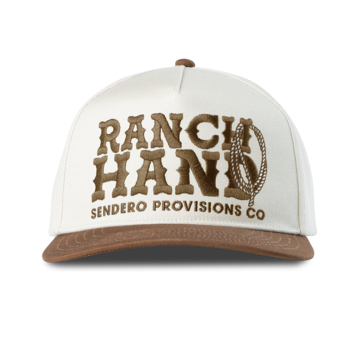 Ranch Hand Hat - Cream/Brown