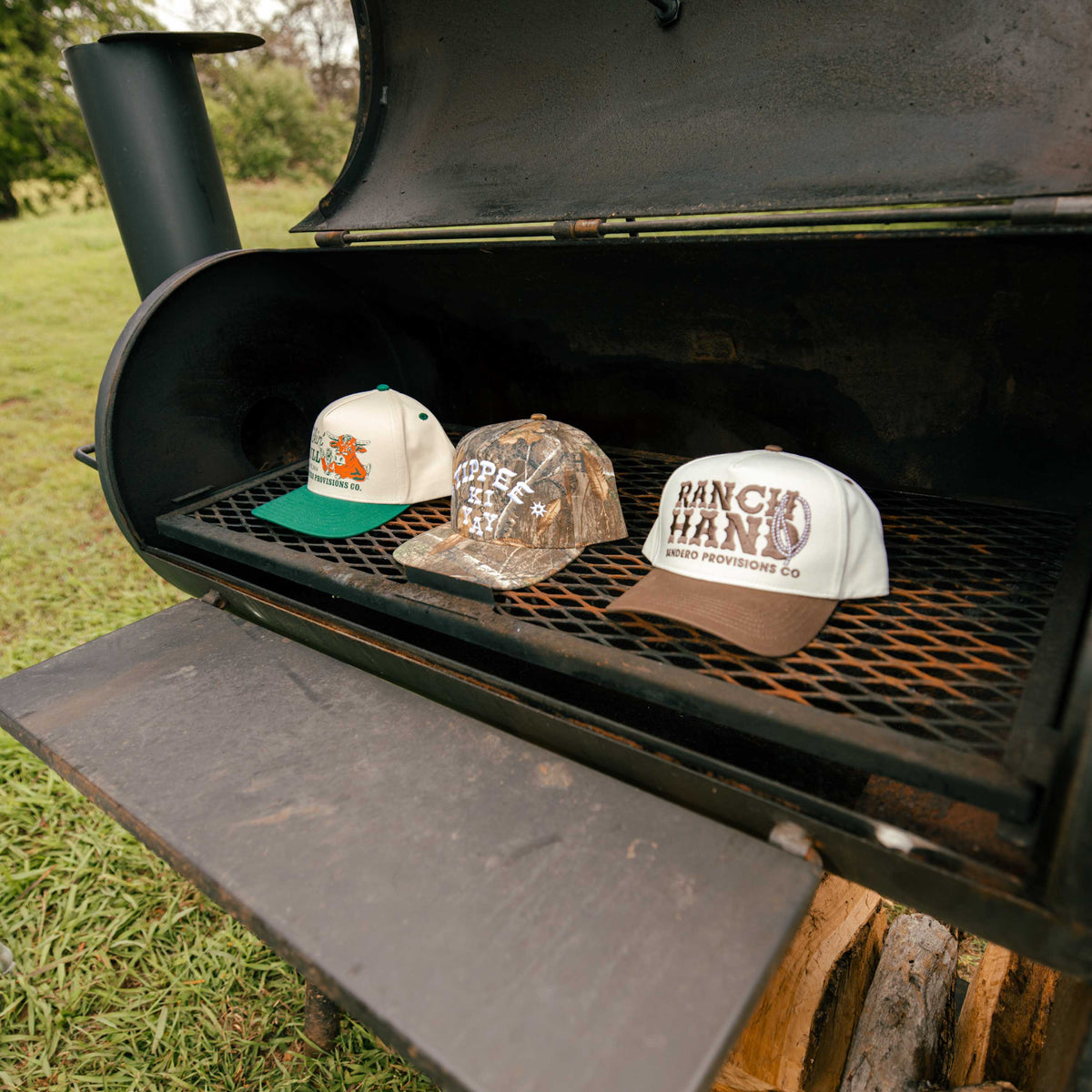 Ranch Hand Hat - Cream/Brown