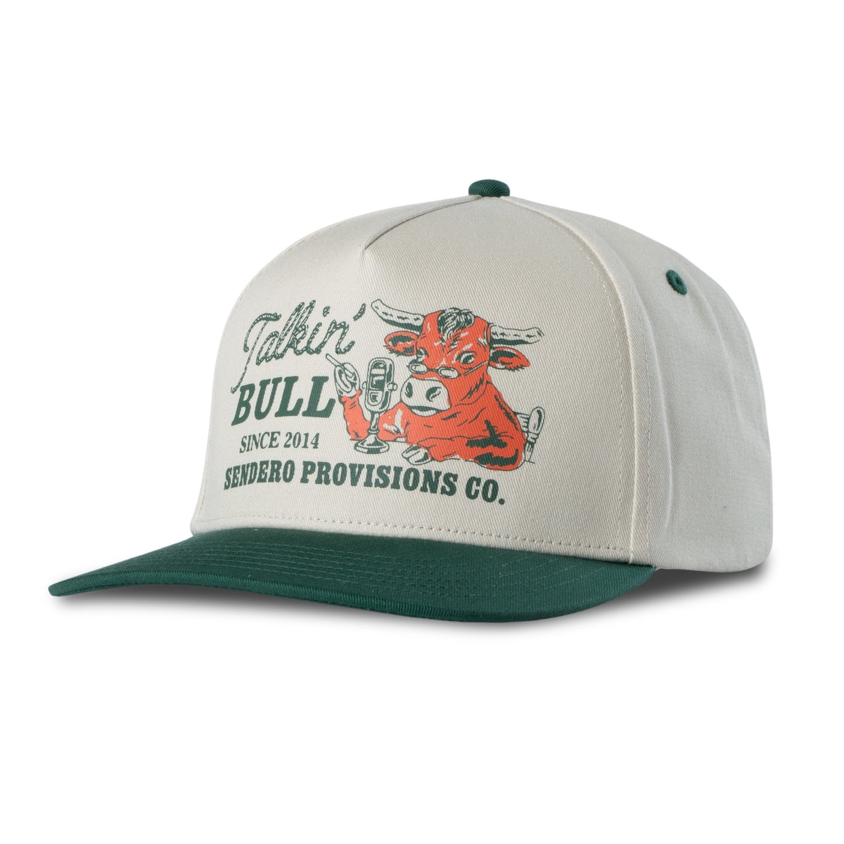 Talkin' Bull Hat - White/Green
