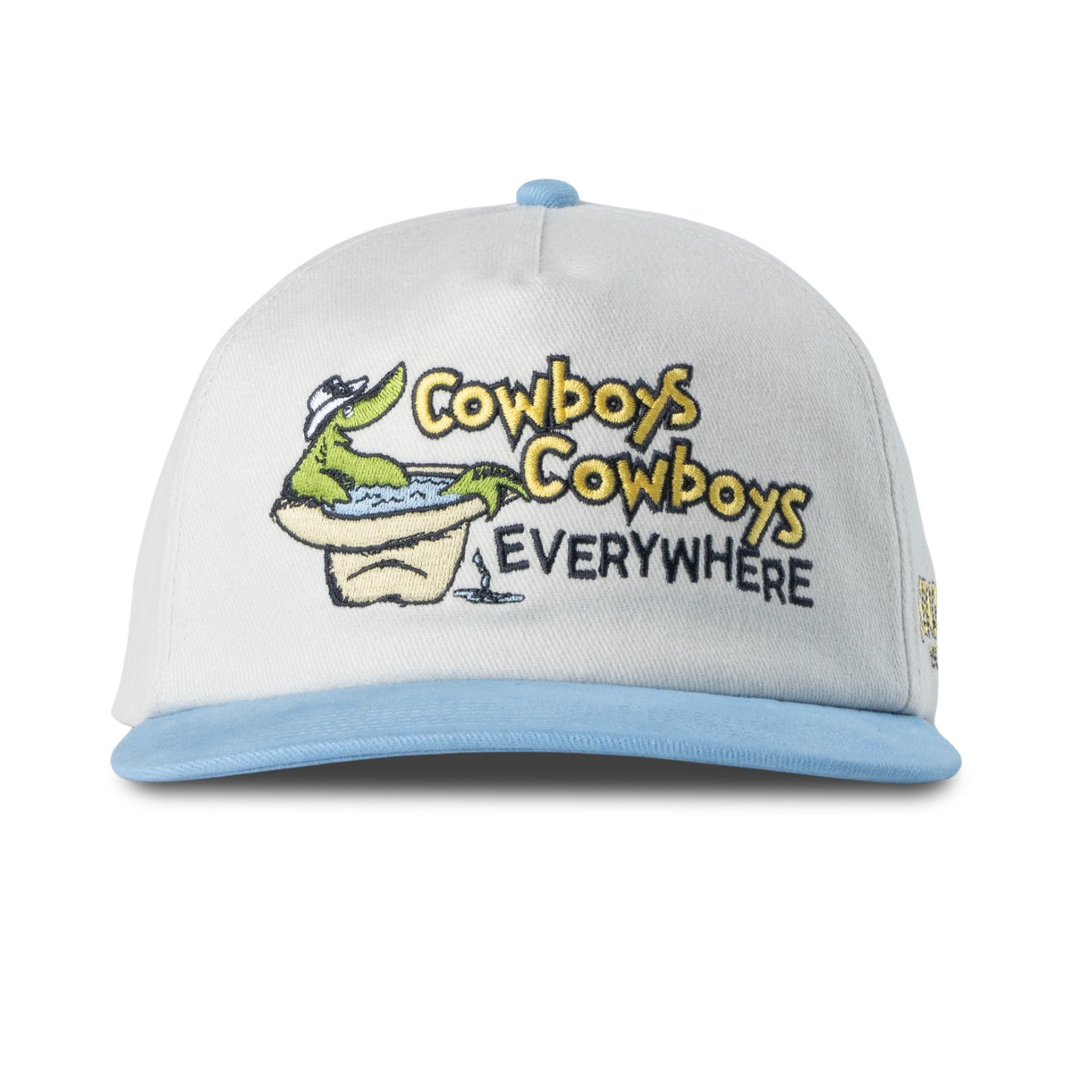 Cowboys Everywhere Hat - White/Light Blue