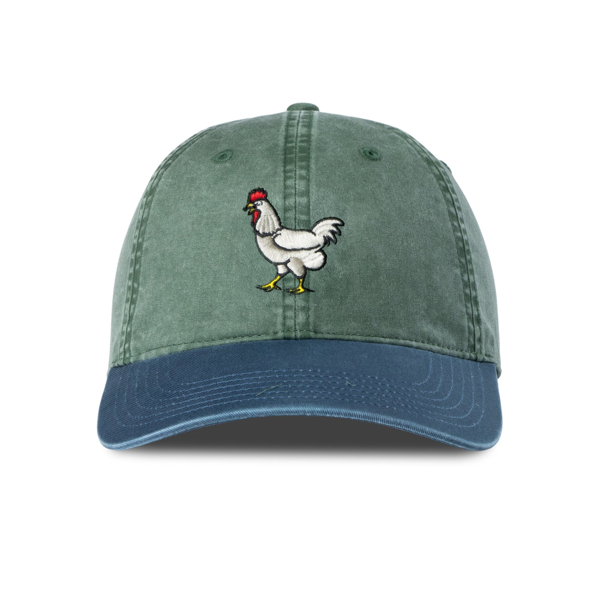 Hen Hat - Green/Blue