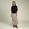 Pearla Slip Skirt - Chinati Chevron - Flax