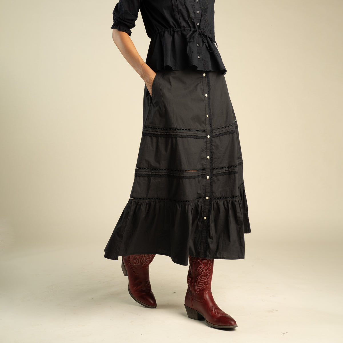 Prairie Skirt - Black