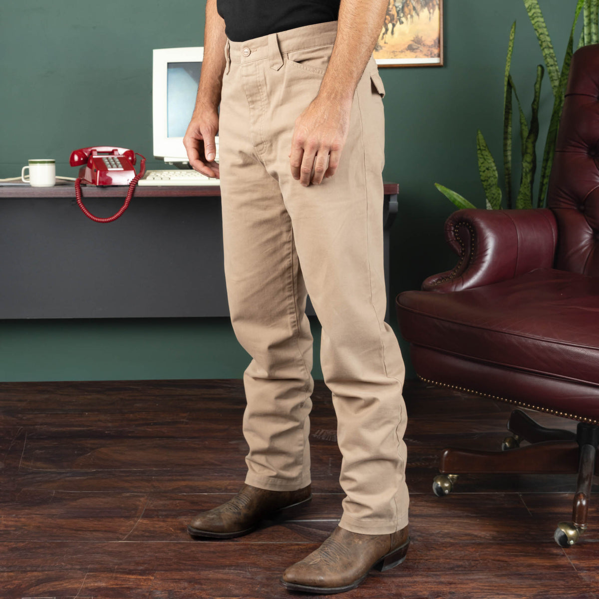Waylon Western Chino - Khaki