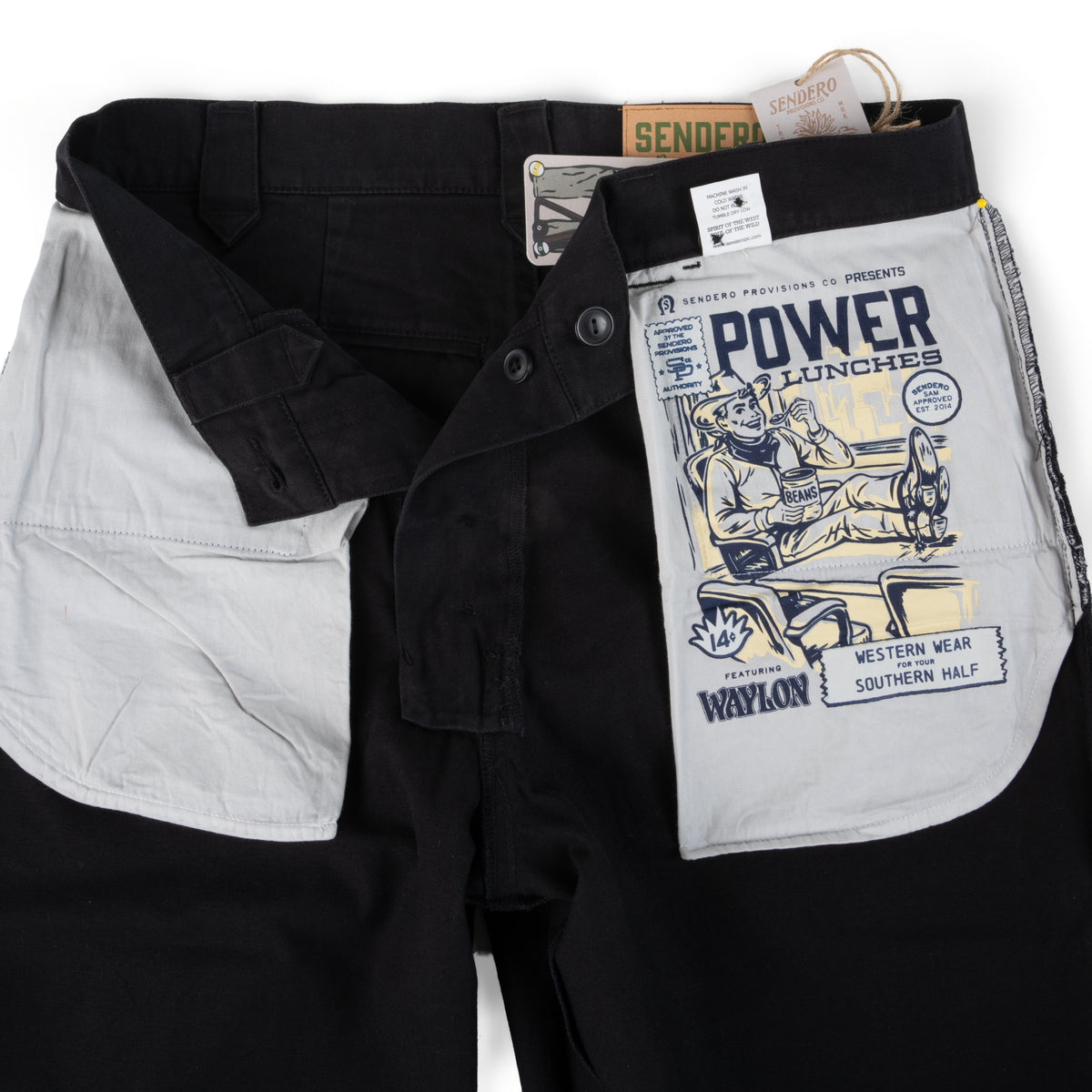 Waylon Western Chino - Black