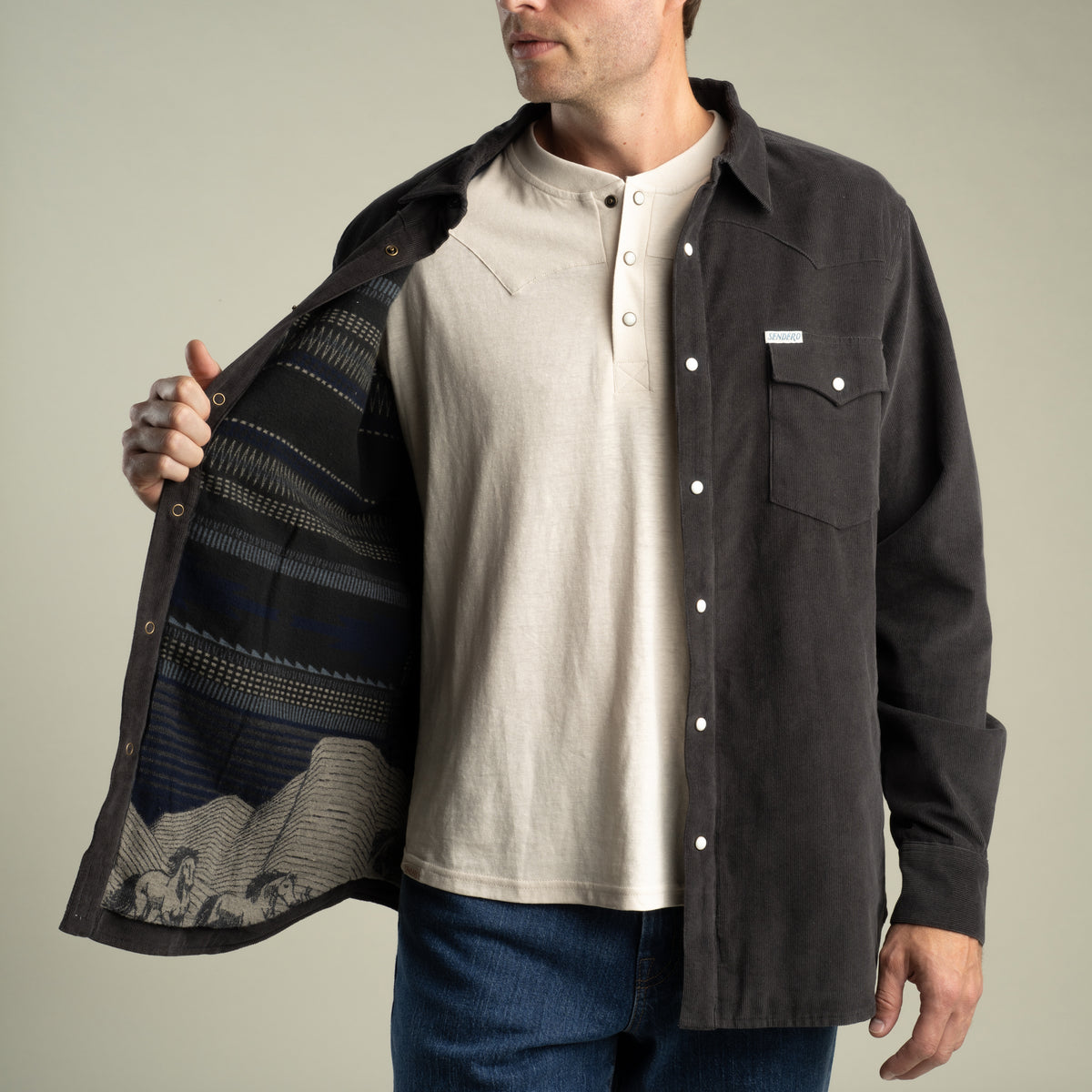 Desperado Shacket - Charcoal