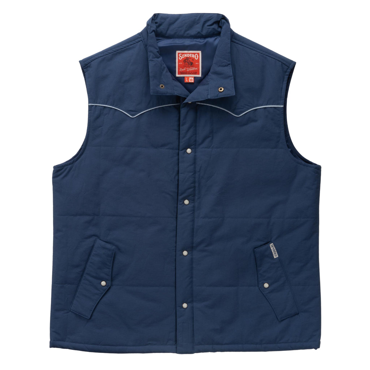Vaquero Vest - Navy