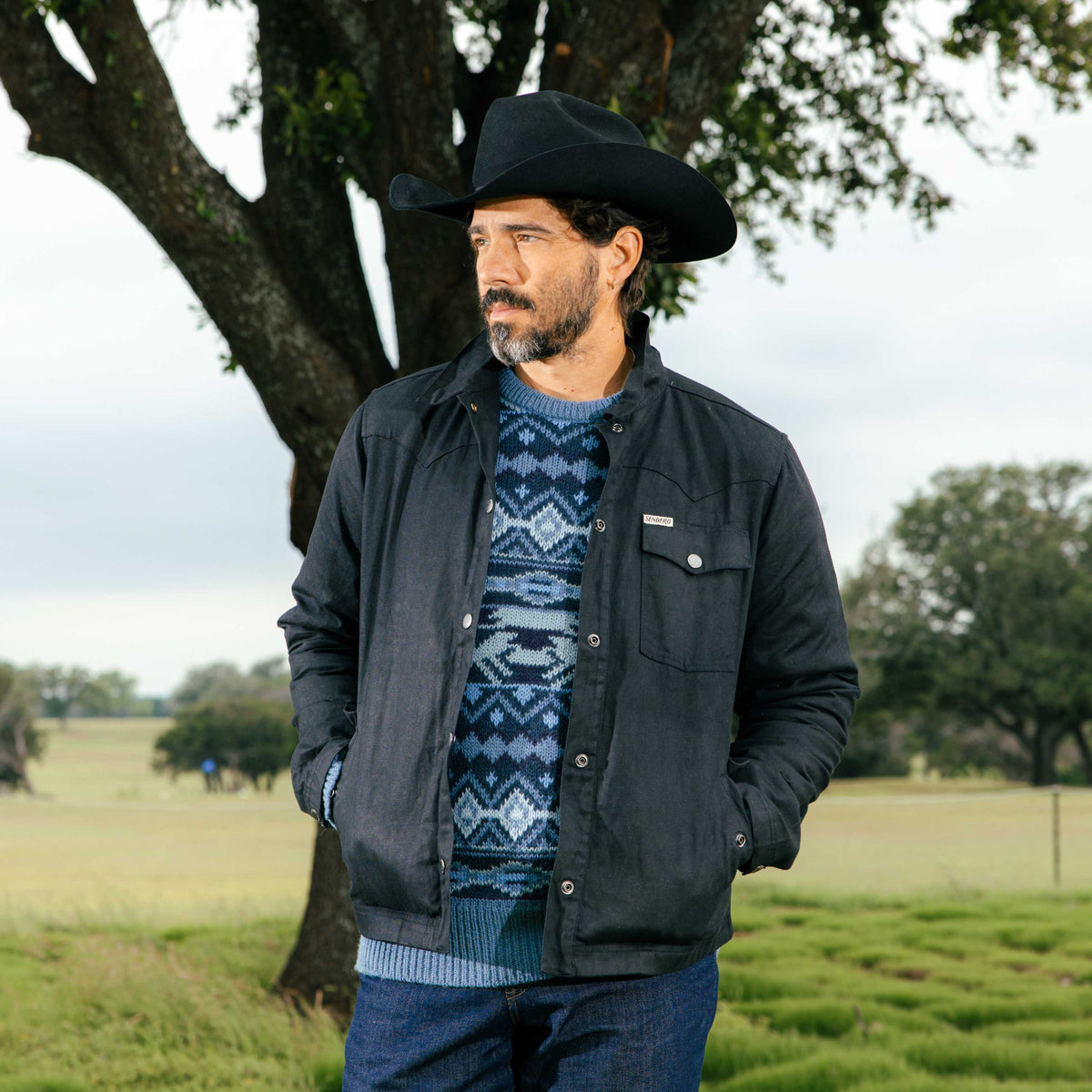 Rancho Waxed Jacket - Black