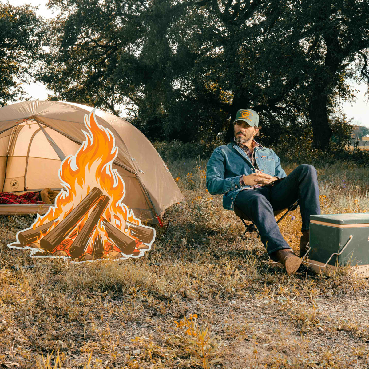 Rustler Chore Jacket - Denim/Navy