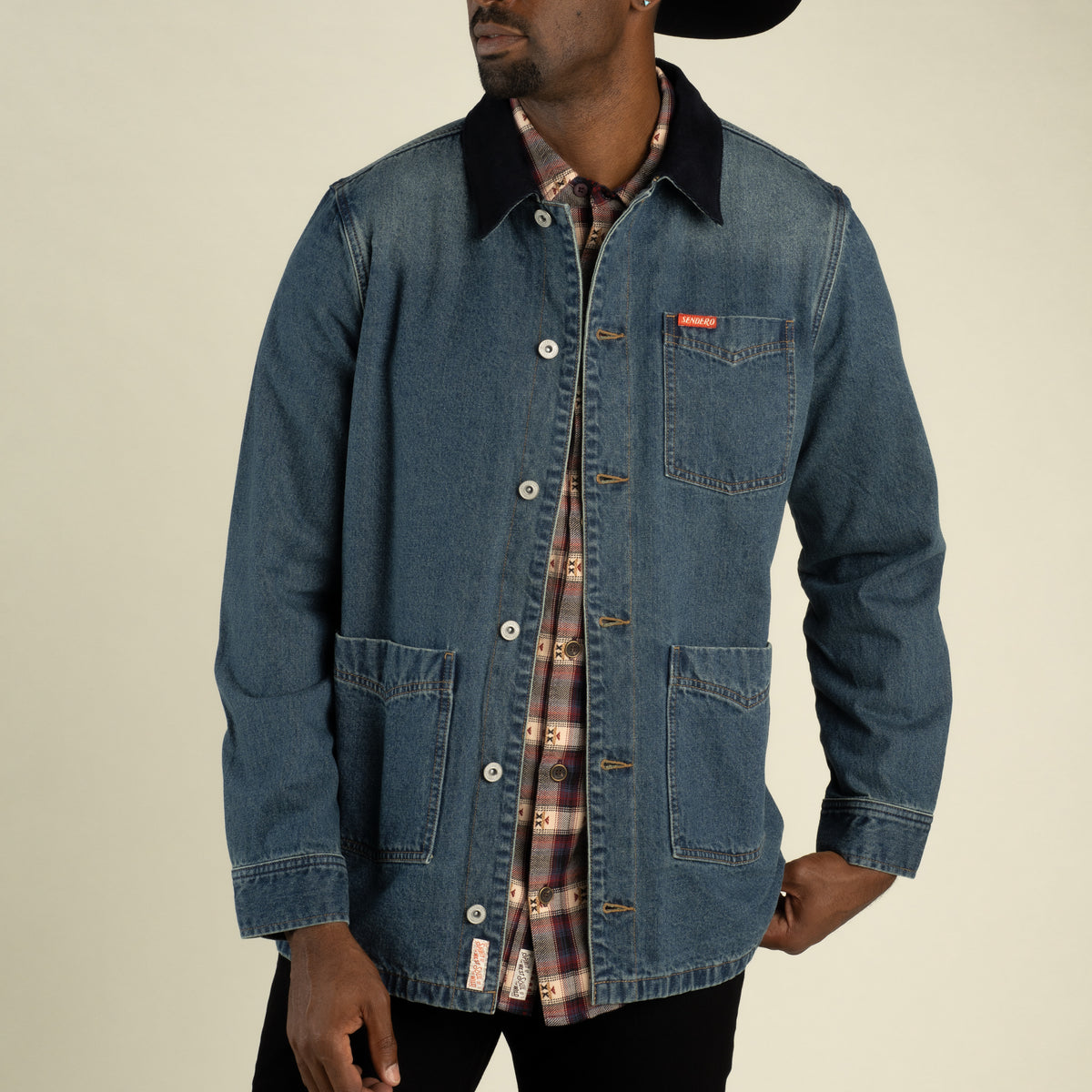 Rustler Chore Jacket - Denim/Navy