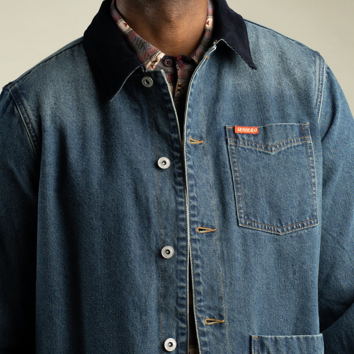 Rustler Chore Jacket - Denim/Navy