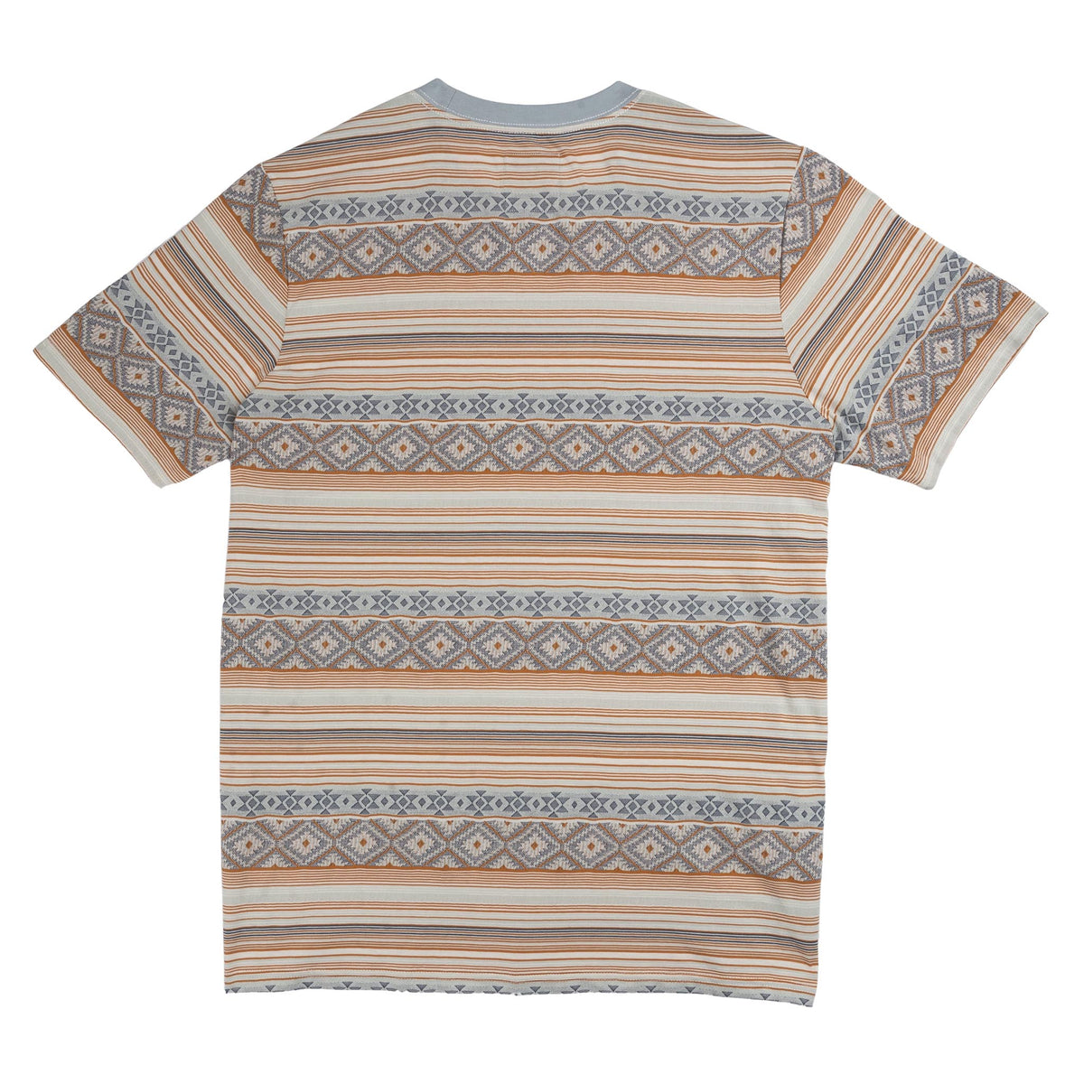 Bisbee Jacquard Tee - Pueblo Stripe - Pale Blue