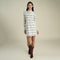 Candelilla Prairie Dress - Paisano Check - Opal