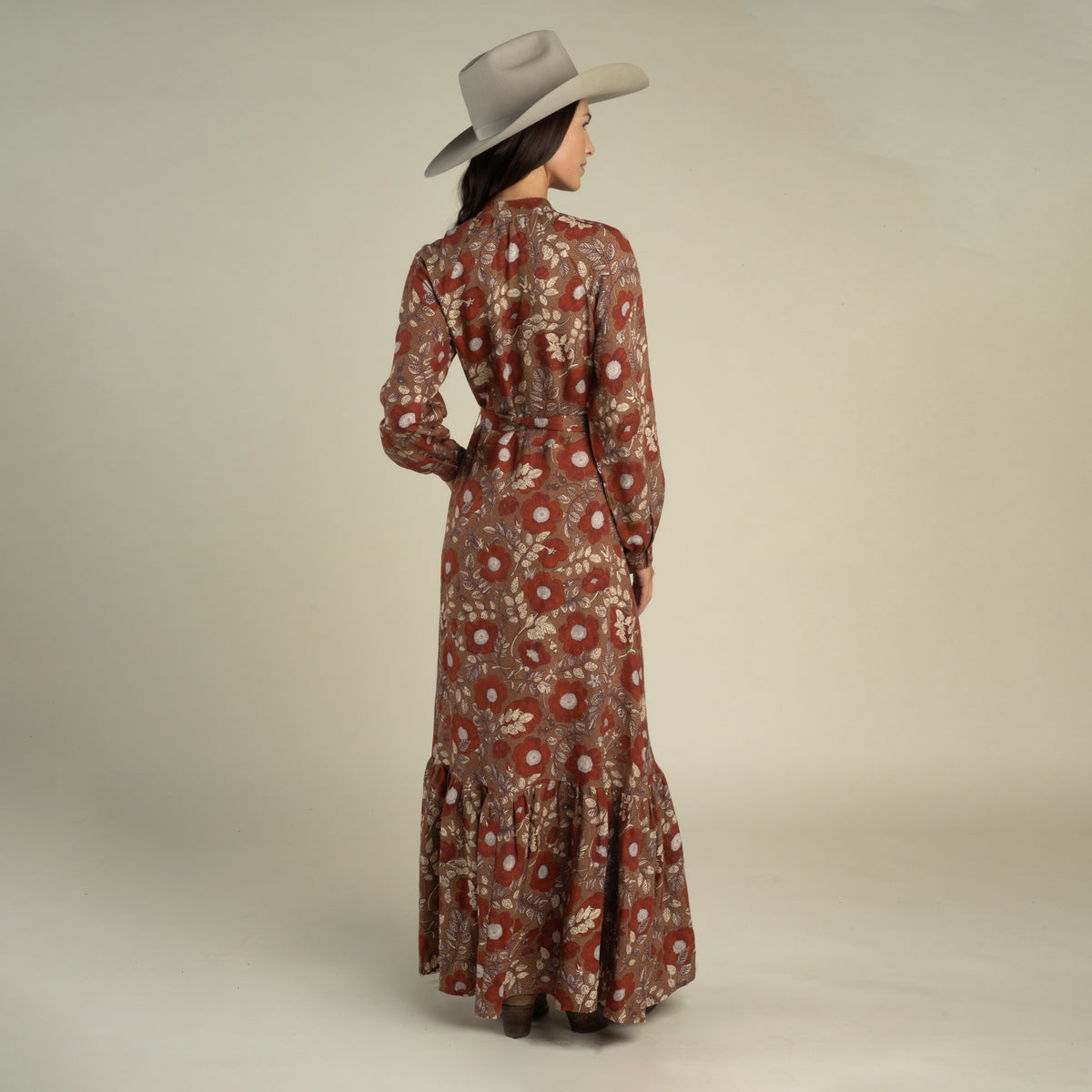 Miradora Dress - Desert Floral - Copper