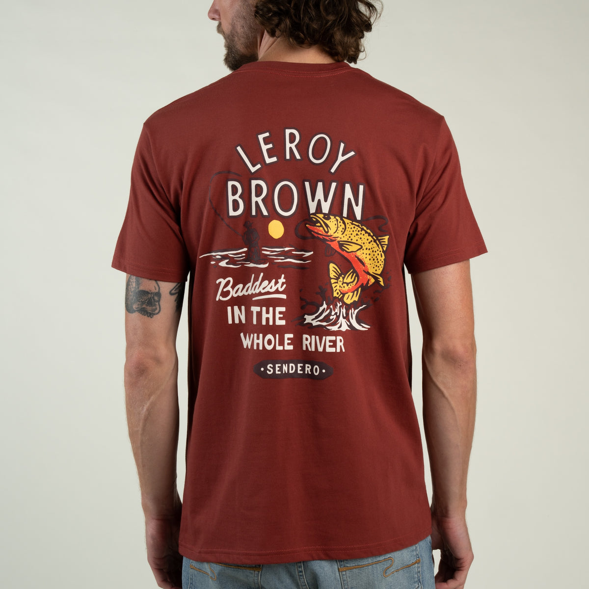 Leroy Brown T-Shirt - Warm Red