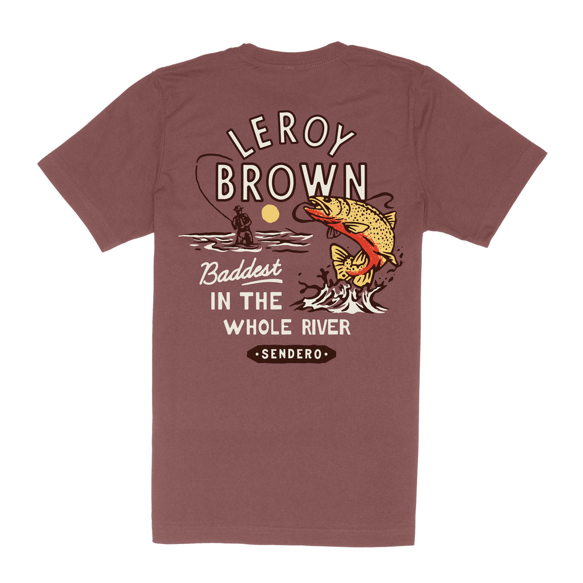 Leroy Brown T-Shirt - Warm Red