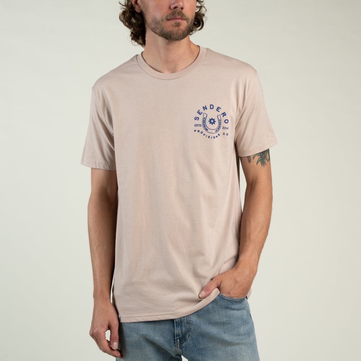 No Luck T-Shirt - Sand