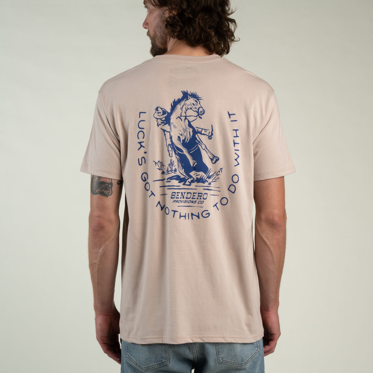 No Luck T-Shirt - Sand