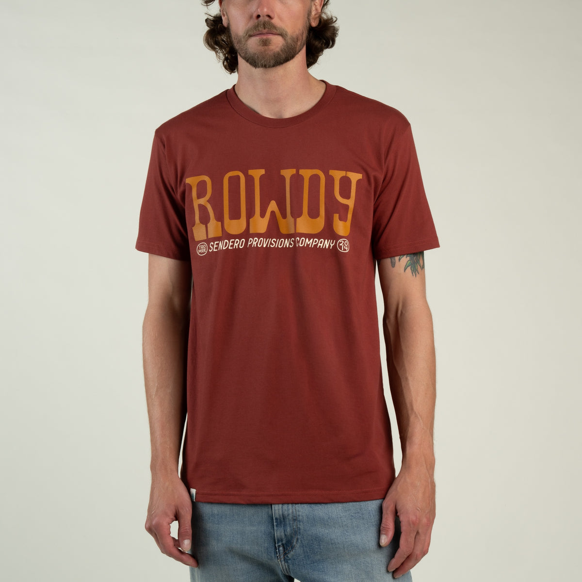 Rowdy T-Shirt - Warm Red