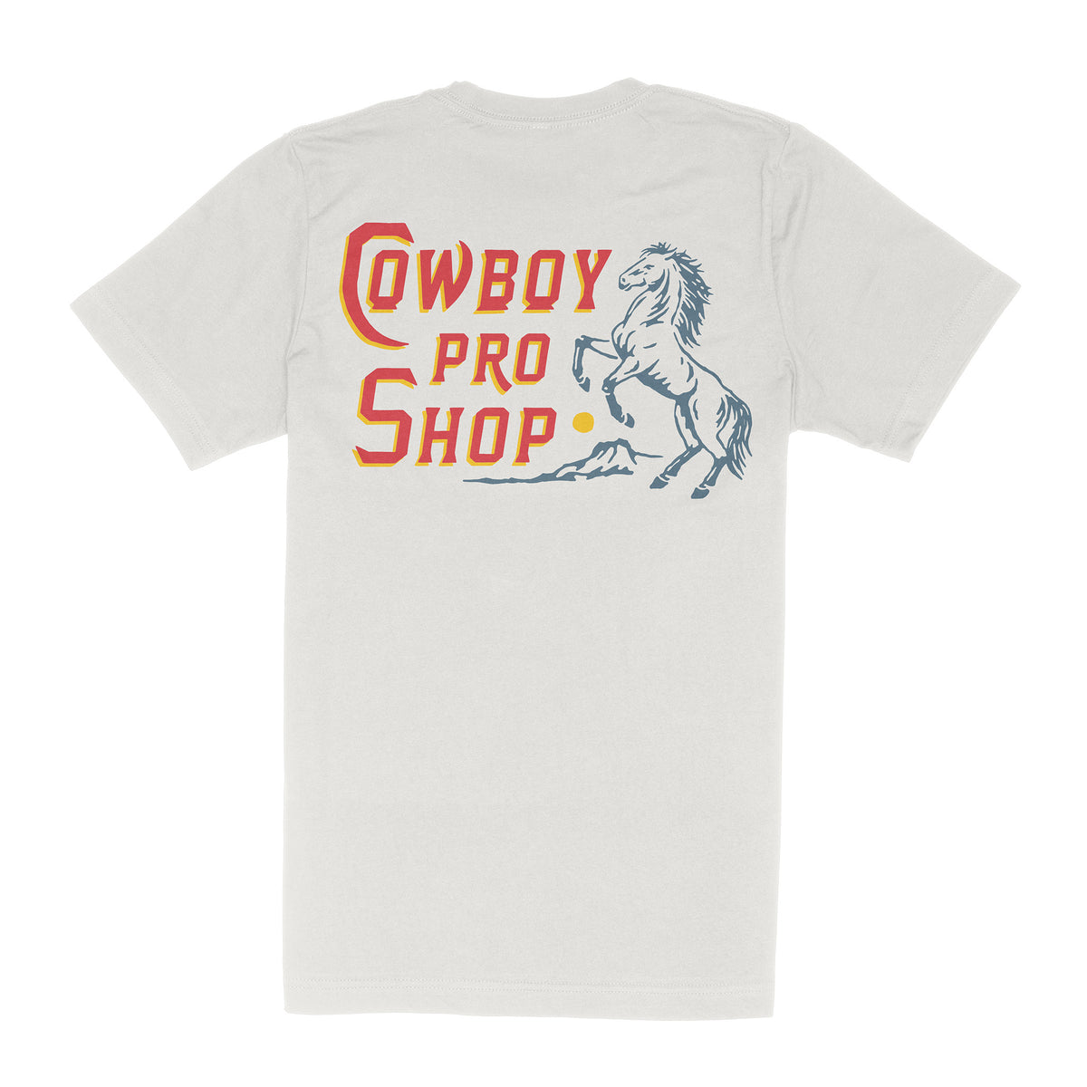 Cowboy Pro Shop T-Shirt - Vintage White/Red/Blue