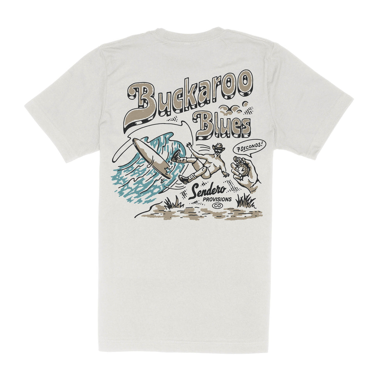 Buckaroo Blues T-Shirt - Vintage White