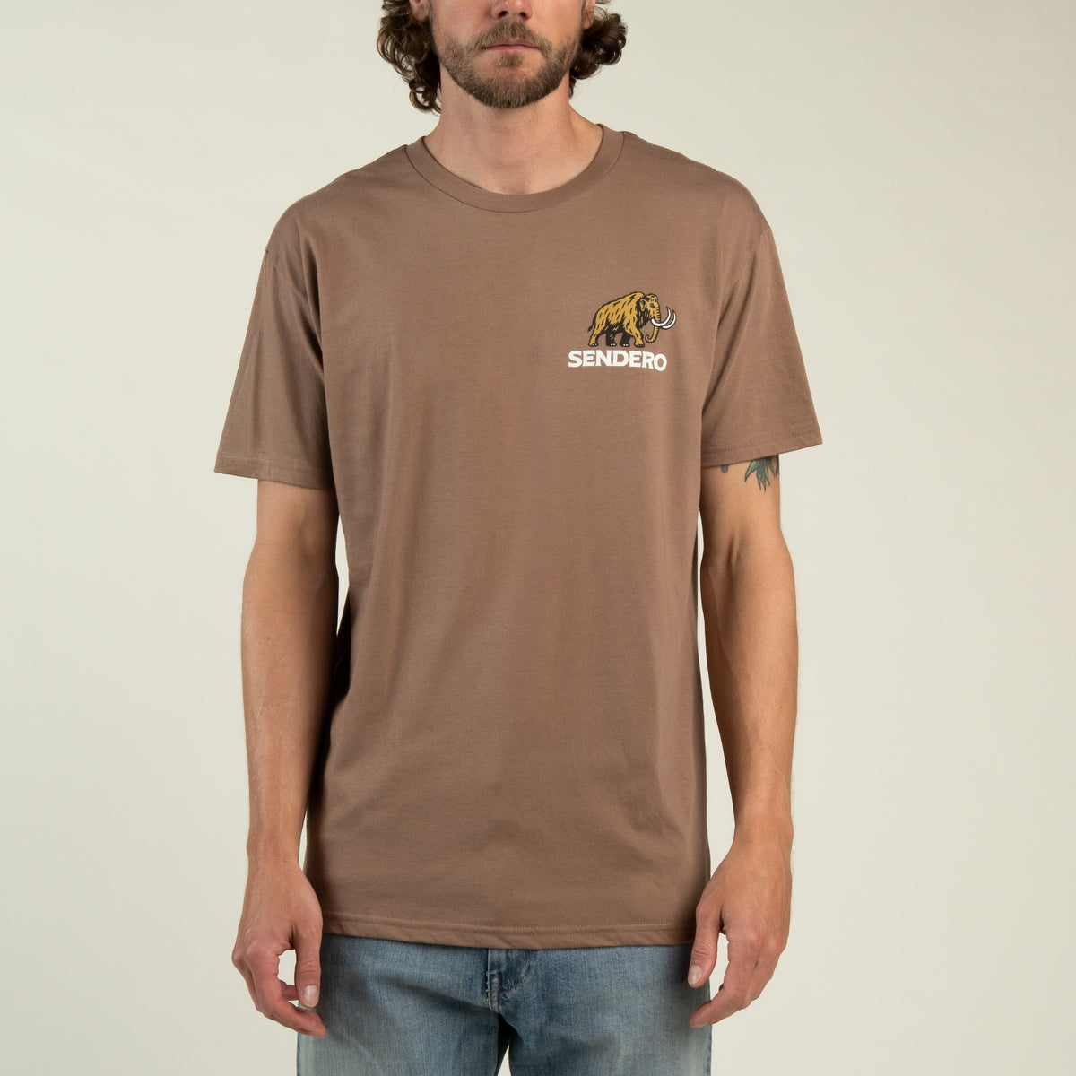 Mammoth T-Shirt - Light Brown