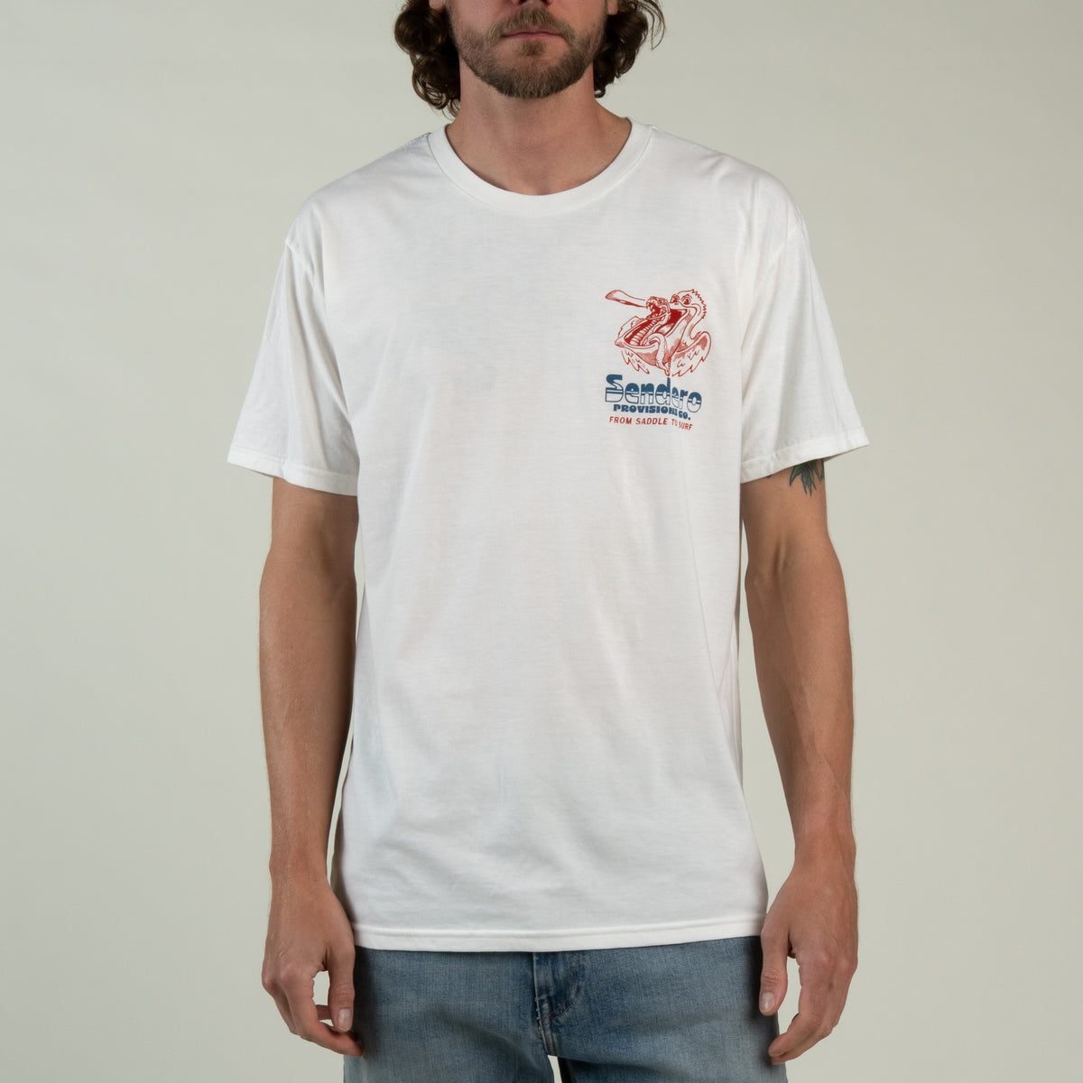 Saddle to Surf T-Shirt - Vintage White