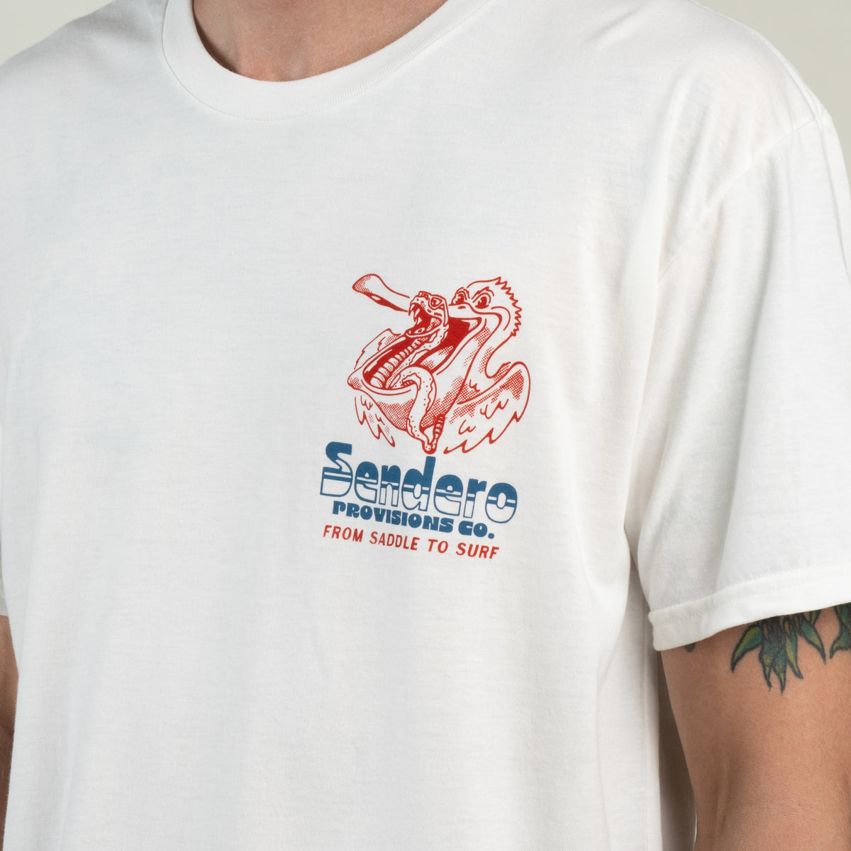 Saddle to Surf T-Shirt - Vintage White