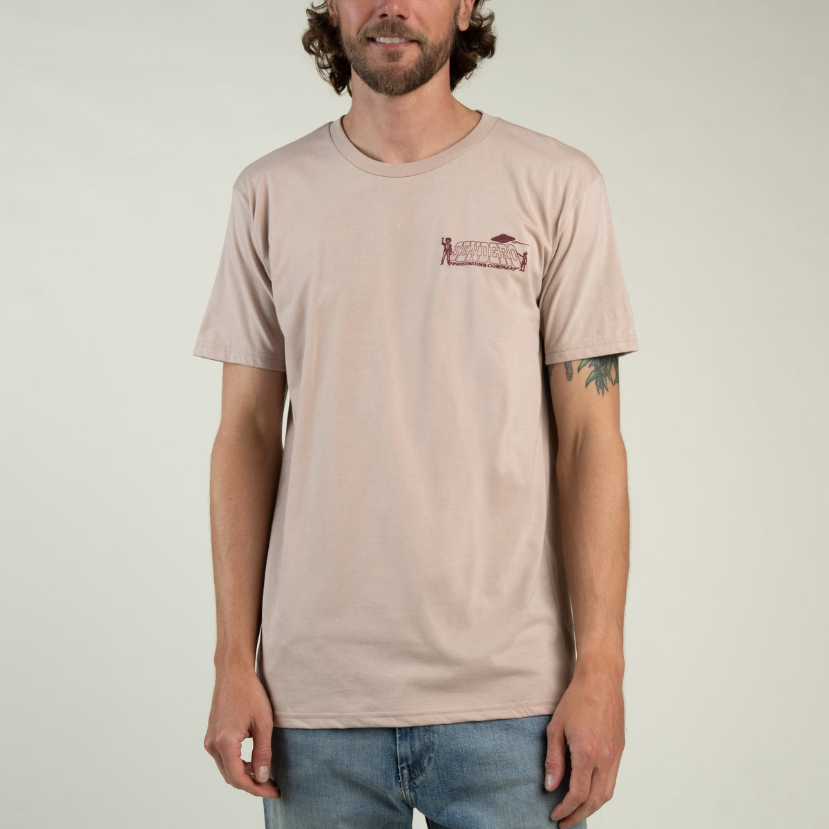 Cowboy Lift Off T-Shirt - Sand