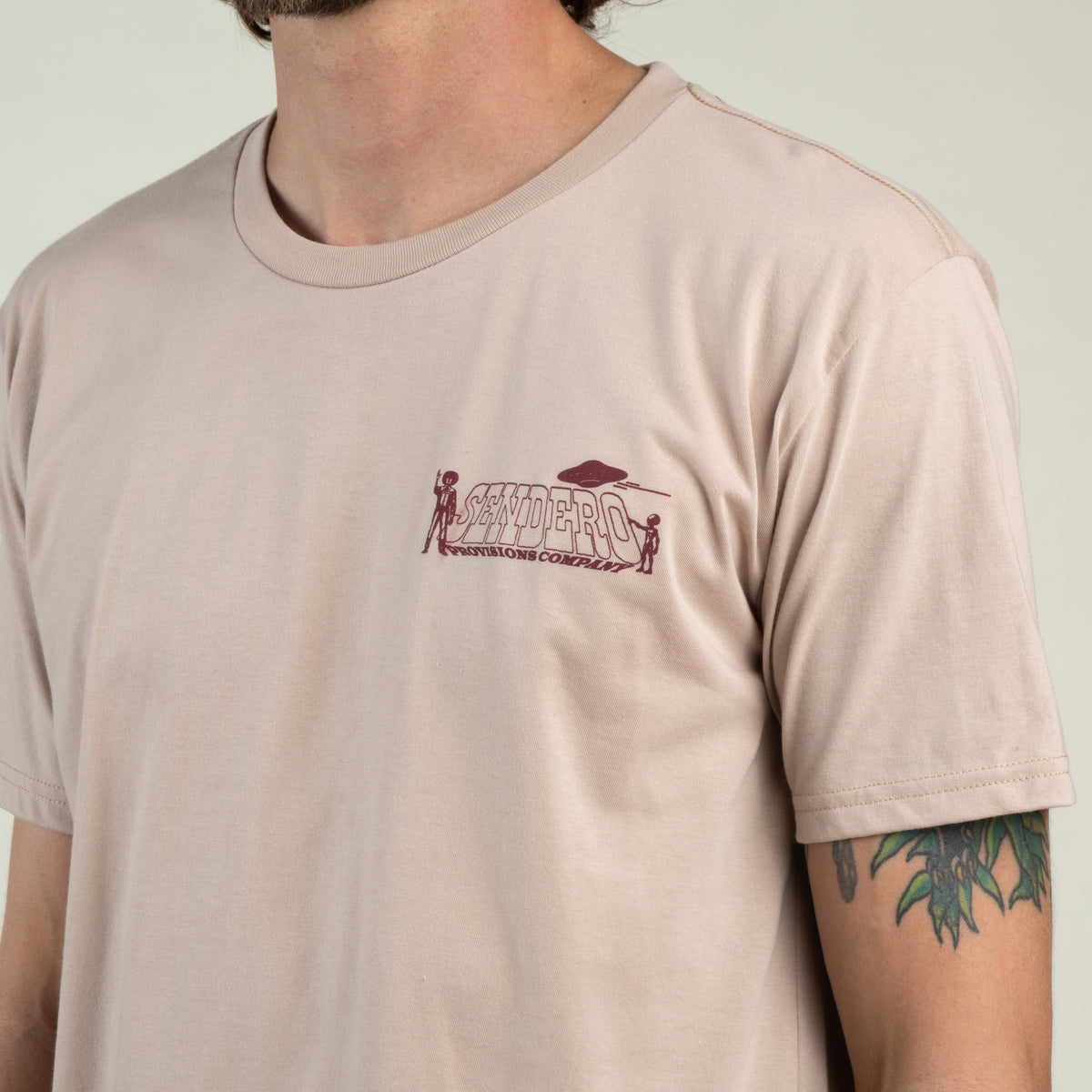 Cowboy Lift Off T-Shirt - Sand