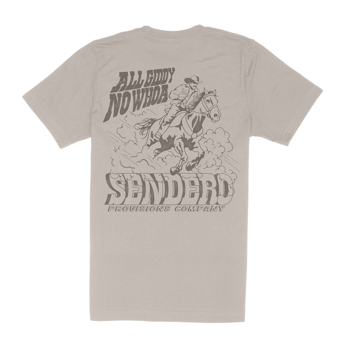All Giddy No Whoa T-Shirt - Sand