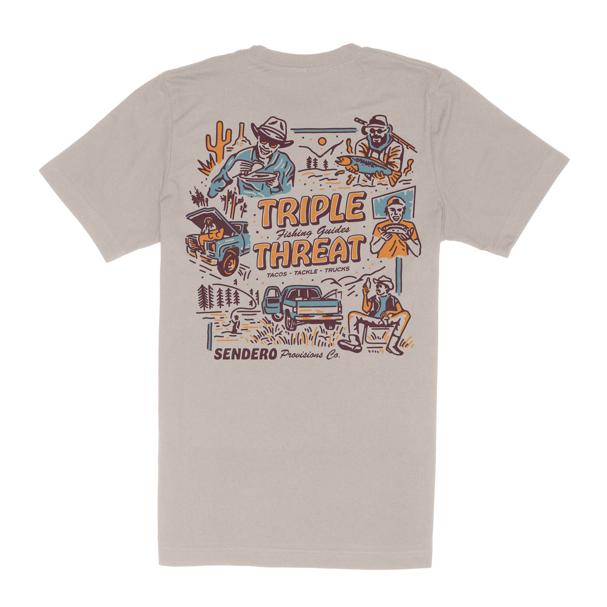 Triple Threat T-Shirt - Sand