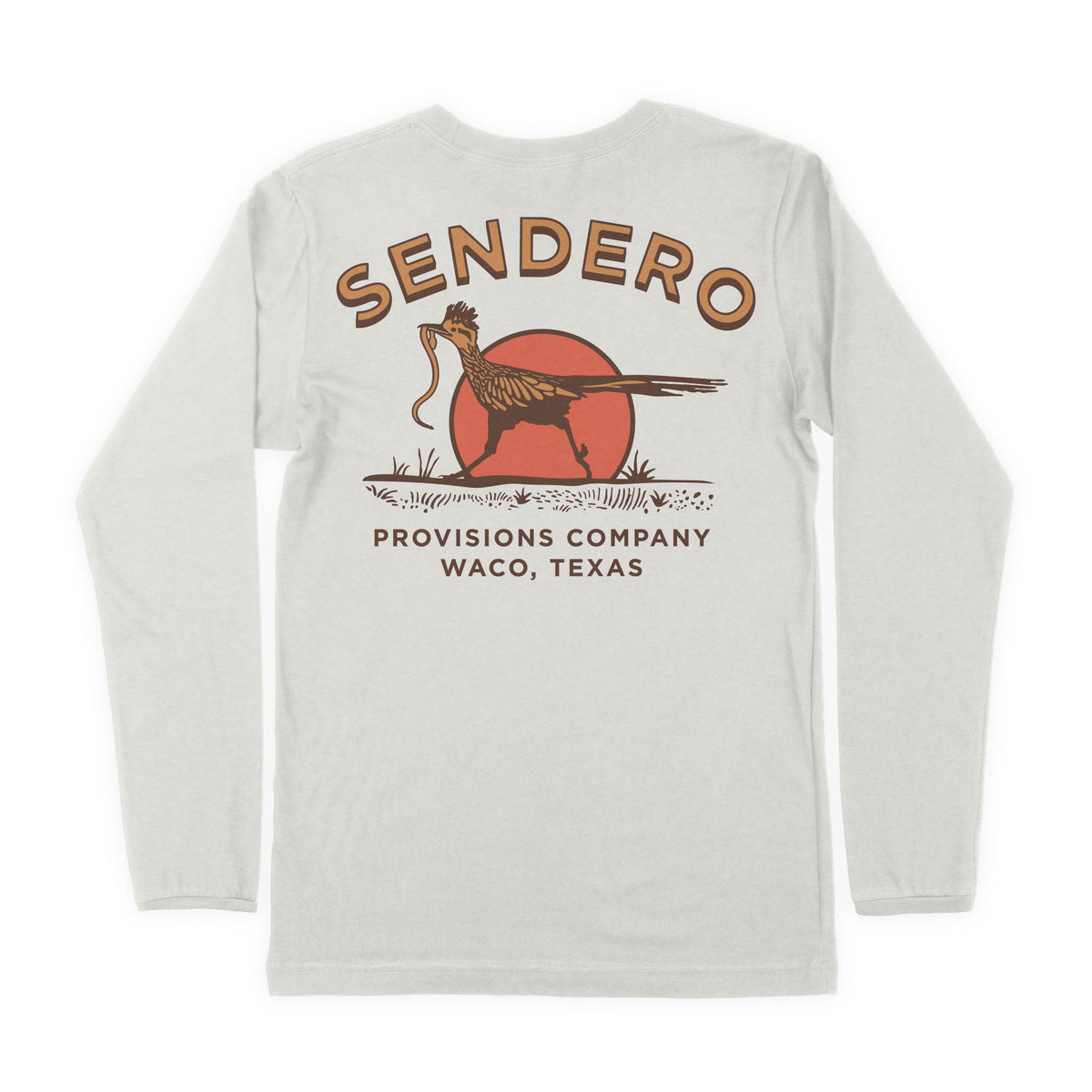 Desert Runner Long Sleeve T-Shirt - Vintage White