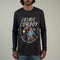 Cosmic Cowboy Long Sleeve T-Shirt - Charcoal