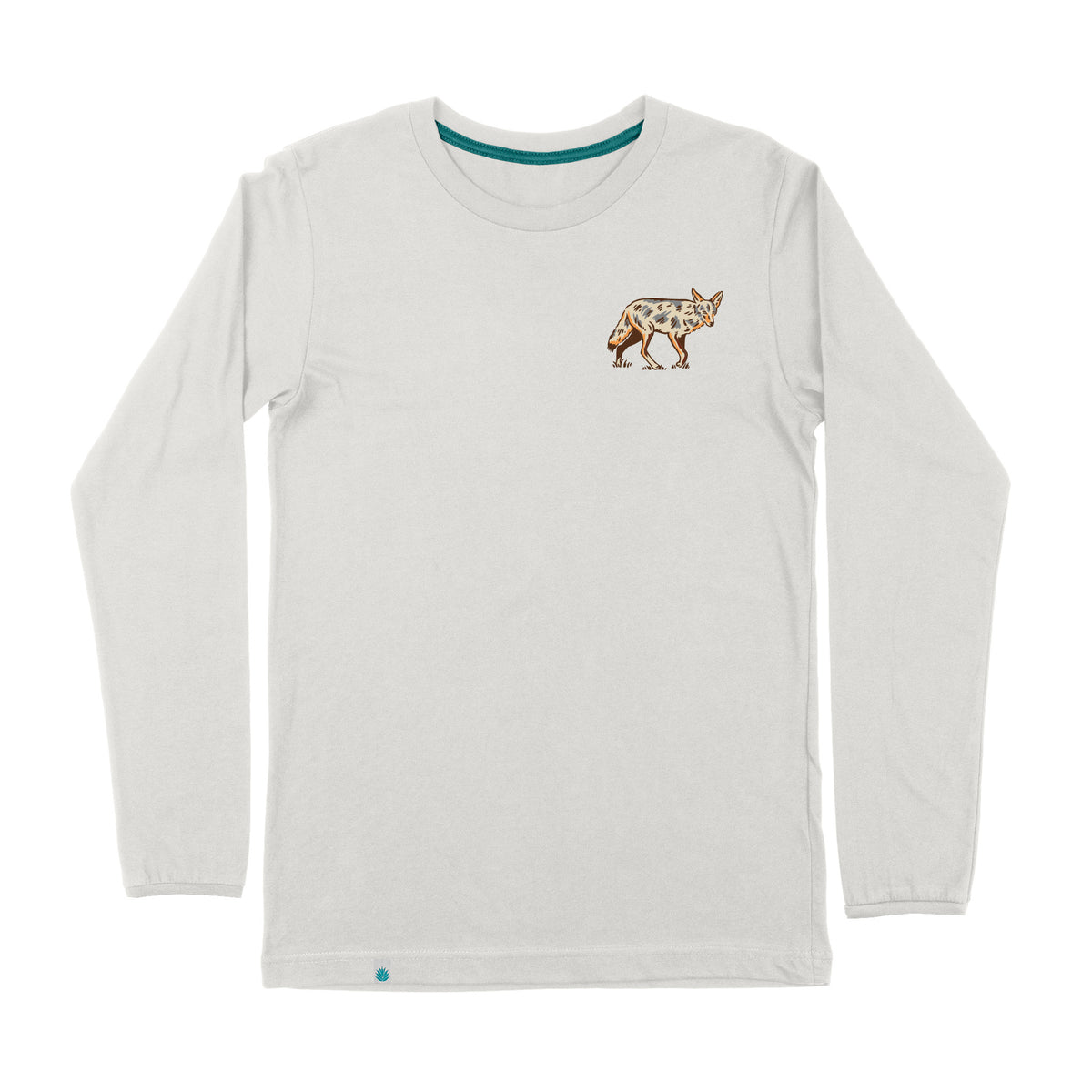 Coyote Long Sleeve T-Shirt - Vintage White