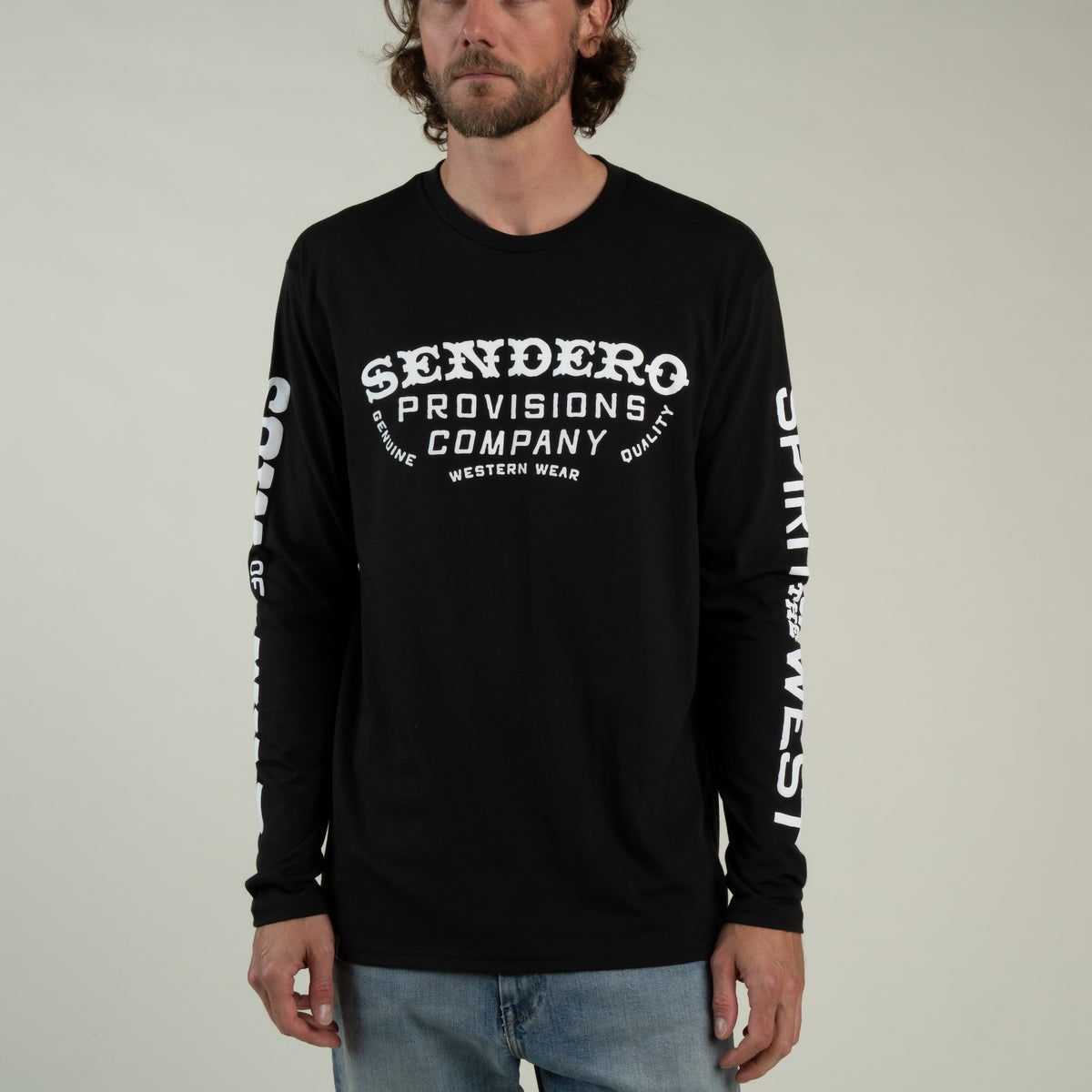 Genuine Western Long Sleeve T-Shirt - Black