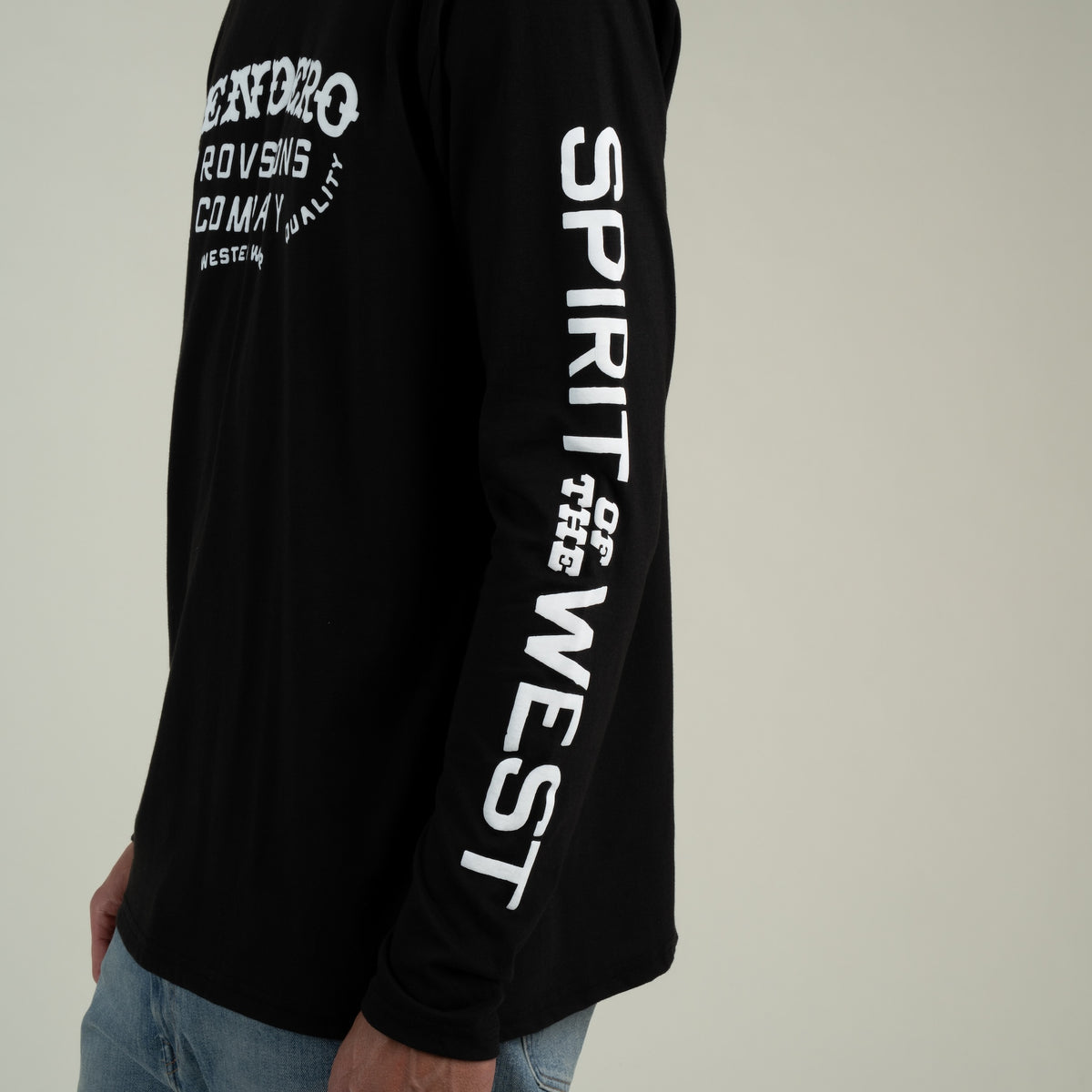Genuine Western Long Sleeve T-Shirt - Black