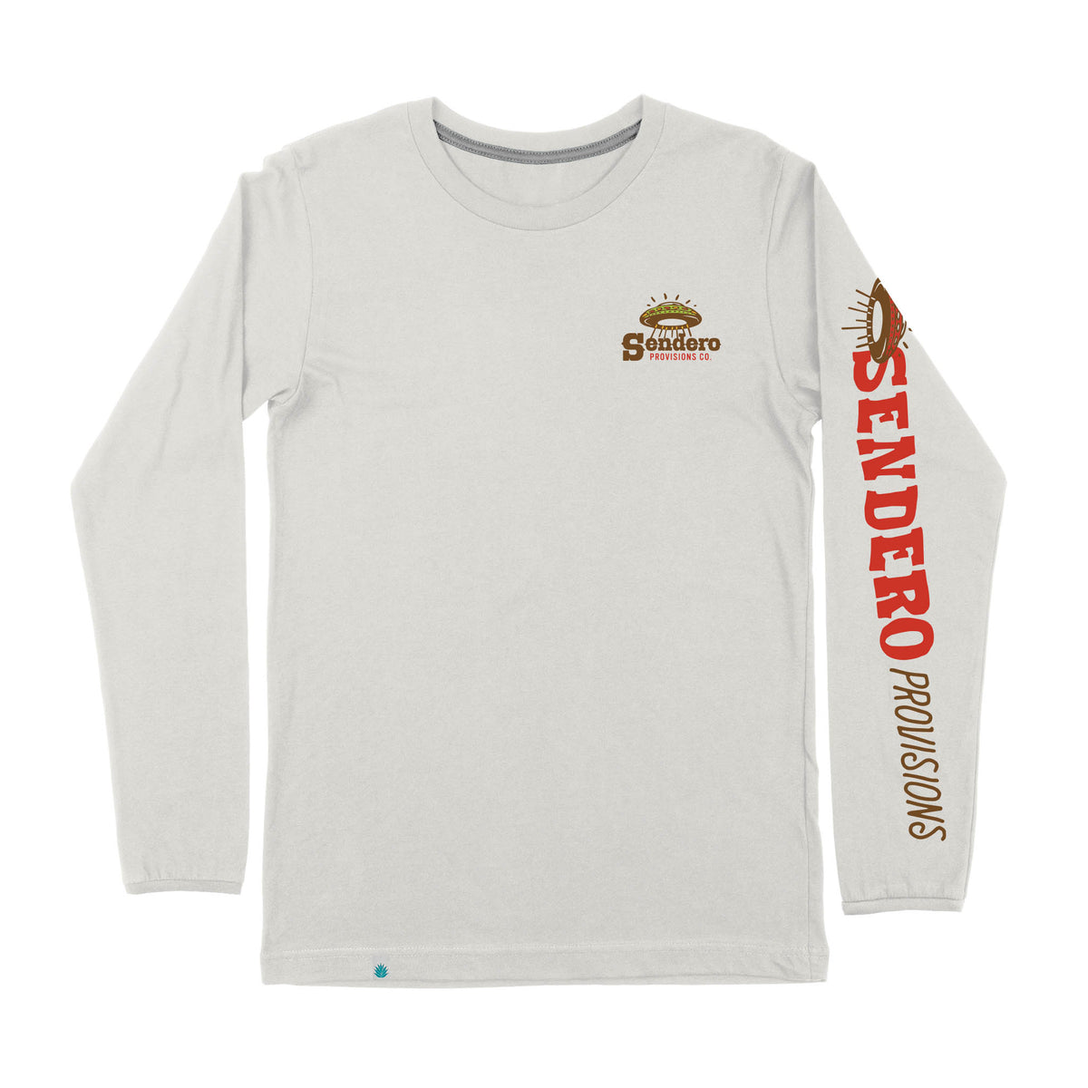 Greetings Long Sleeve T-Shirt - Vintage White